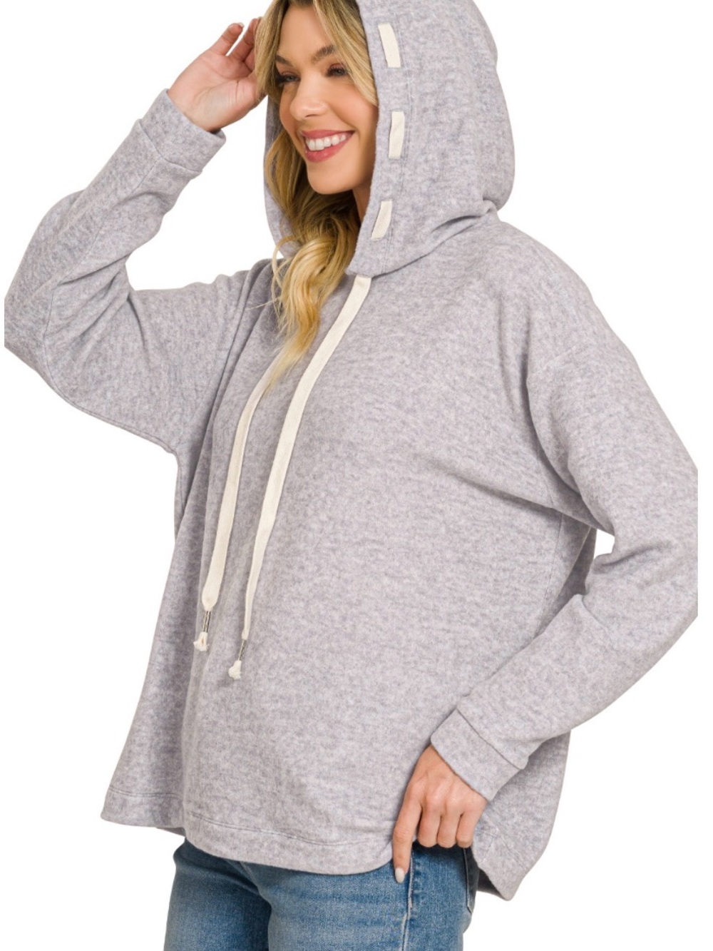 SOFT BRUSHED HACCI HOODIE